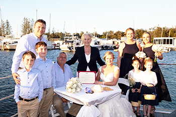 Marry Me Marilyn_Tracey & Larry Wedding Southport Yacht Club Main Beach
